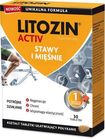 Litozin Activ, tabletki, 30 szt.