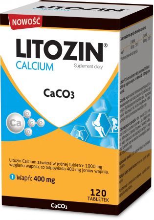 Litozin Calcium, tabletki, 120 szt.