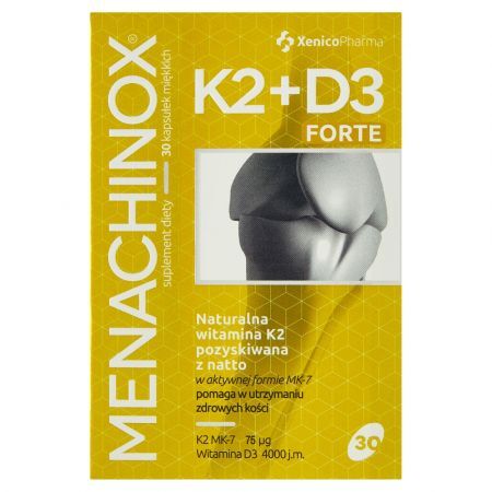 Menachinox K2 + D3 Forte, kaps.miękkie, 30 szt