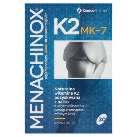 Menachinox K2 MK-7, kapsułki miękkie, 30 szt.