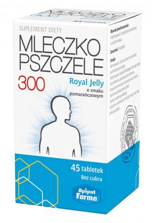 Mleczko pszczele  Royal Jelly 300, tabletki, 45 szt.