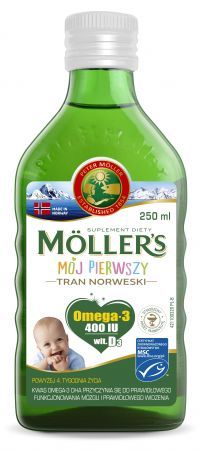 Moller's Mój Pierwszy Tran, płyn, 250 ml