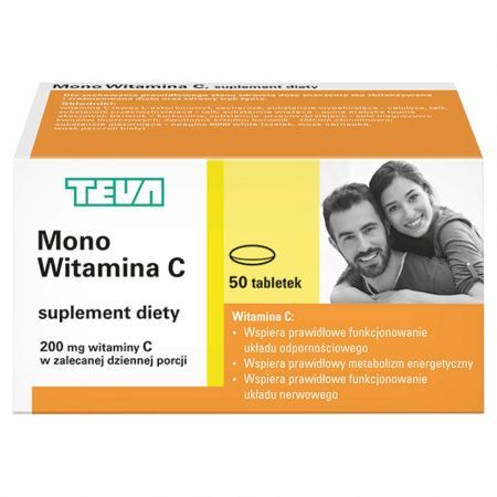 Mono Witamina C 200 mg, tabletki, 50 szt.