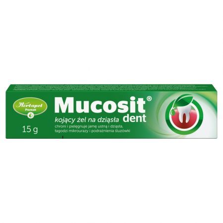 Mucosit Dent, żel do stosowania na dziąsła, 15 g