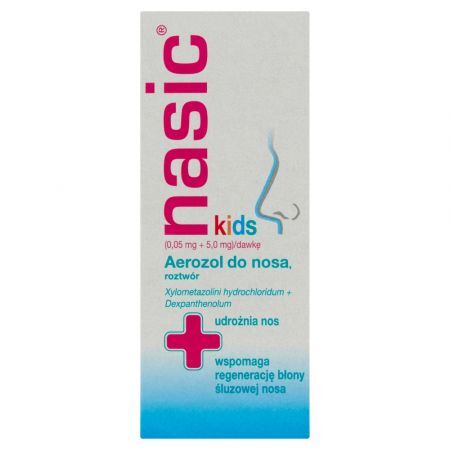 Nasic Kids (0,05 mg + 5 mg)/ dawkę, aerozol do nosa, 10 ml