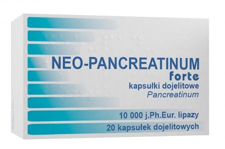 Neo-Pancreatinum Forte, kapsułki dojelitowe, 20 szt.