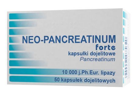 Neo-Pancreatinum Forte, kapsułki dojelitowe, 50 szt.