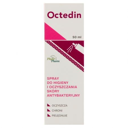 Octedin, spray do higieny i oczyszczania skóry, 50 ml