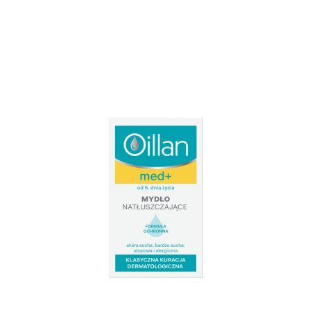 Oillan Med+, mydło natłuszczające, 100 g