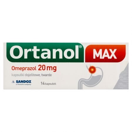 Ortanol Max 20 mg, kapsułki dojelitowe, 14 szt.