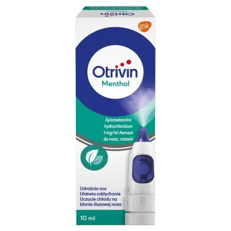 Otrivin Menthol, aerozol do nosa, 10 ml