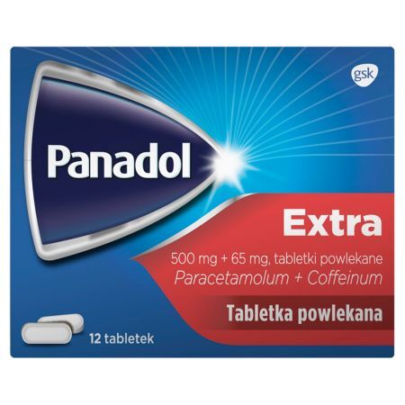 Panadol Extra, tabletki powlekane,12 szt.