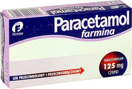 Paracetamol 125 mg, czopki, 10 szt.