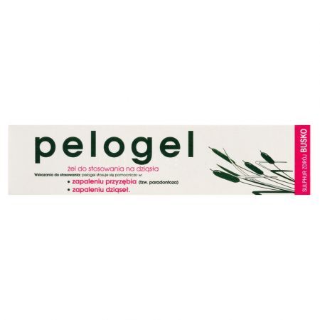 Pelogel - borowinowy żel stomatologiczny, 40g
