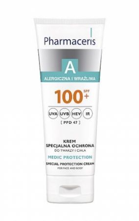 Pharmaceris A Medic Protection, ochronny krem do twarzy i ciała SPF 100+, 75 ml