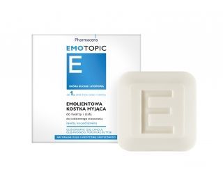 Pharmaceris E Emotopic, emolientowa kostka myjąca myjąca, 100 g