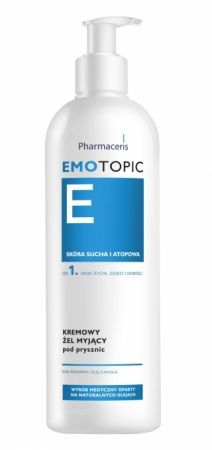 Pharmaceris E Emotopic, kremowy żel myjący, 400 ml