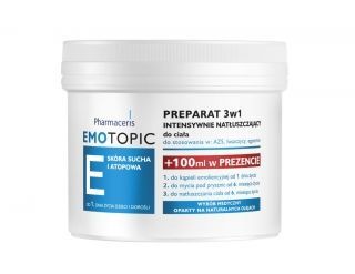 Pharmaceris E Emotopic, preparat 3 w 1 intensywnie natłuszczający, 500 ml