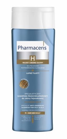 Pharmaceris H Purin Oily, specjalistyczny szampon przeciwłupieżowy, łupież tłusty, 250 ml