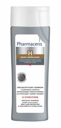 Pharmaceris H, szampon spowalniający proces siwienia i stymulujący wzrost włosów, 250 ml