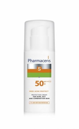 Pharmaceris S krem ochronny na słońce dla skóry trądzikowej SPF50+, 50 ml