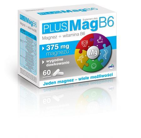 PlusMag B6, tabletki, 60 szt.
