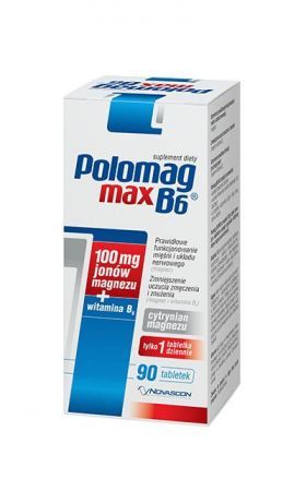 Polomag B6 Max, tabletki, 90 szt.