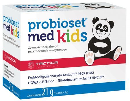 Probioset Med Kids, saszetki, 3 g + 0,2 g, 7 sasz.