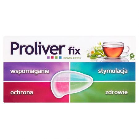 Proliver fix, herbatka ziołowa, 20 saszetek
