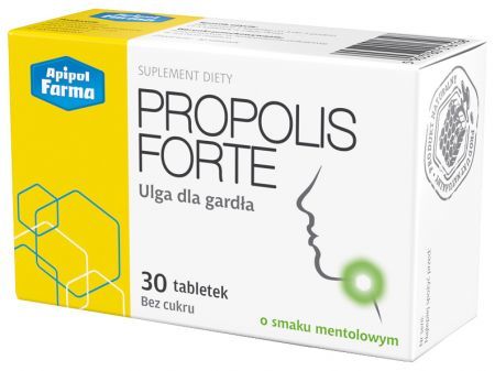 Propolis Forte, tabletki do ssania o smaku mentolowym, 30 szt.
