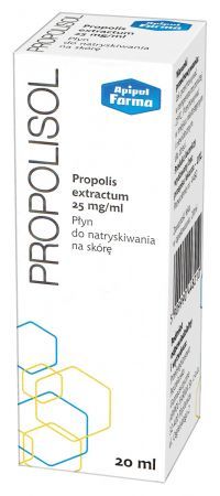Propolisol 25 mg/ ml, płyn na skórę, 20 ml