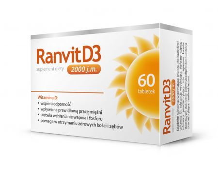 Ranvit D3, tabletki, 60 szt.