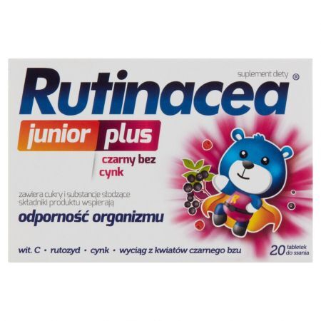 Rutinacea Junior Plus, tabletki do ssania, 20 szt.