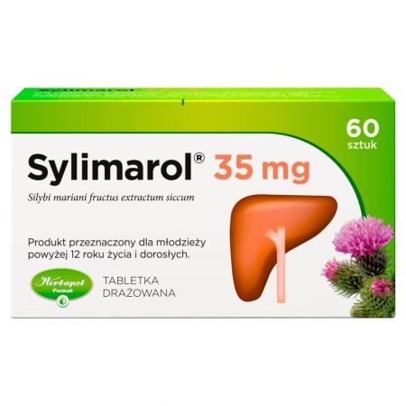 Sylimarol 35 mg, tabletki drażowane, 60 szt.