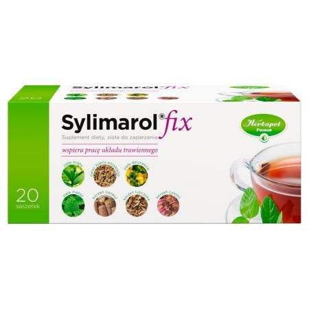 Sylimarol fix, zioła do zaparzania, 20 saszetek po 1,5 g