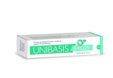 Unibasis 5 Plus, emulsja do pielęgnacji skóry wrażliwej, 130 g