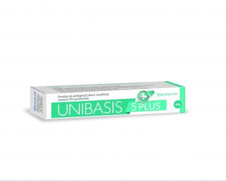 Unibasis 5 Plus, emulsja do pielęgnacji skóry wrażliwej, 40 g