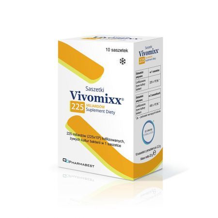 Vivomixx saszetki 225, proszek do sporządzania zawiesiny doustnej, 10 saszetek
