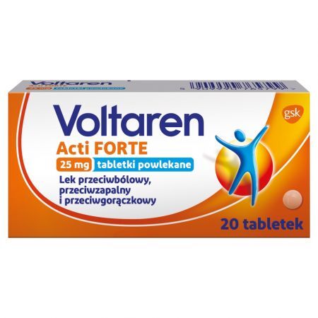 Voltaren Acti Forte 25 mg, tabletki powlekane, 20 szt.