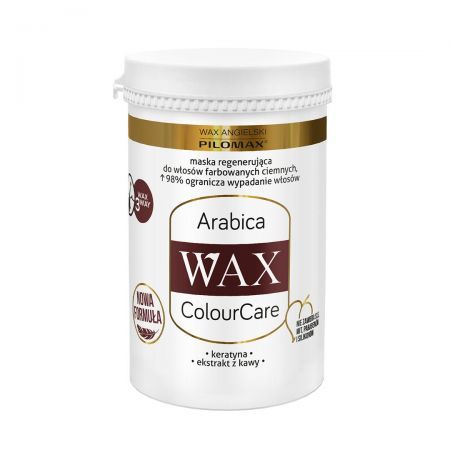 WAX ang Pilomax, maska arabica do włosów ciemnych, 480 ml