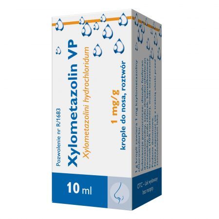 Xylometazolin VP 0,1 %, krople do nosa, 10 ml