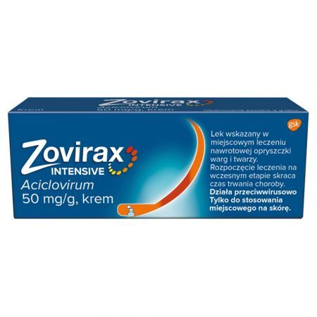 Zovirax 50 mg/g, krem, 2 g